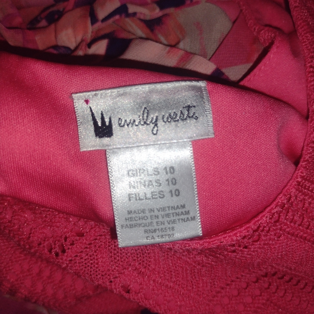Emily West pink dress for girls - Picture 1 of 2